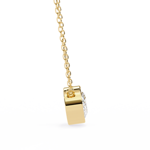 Colgante de Oro de 18K con Impresionante Diamante Cultivado en Laboratorio, Colgantes y Dijes de Diamantes Premium - Product Image 4