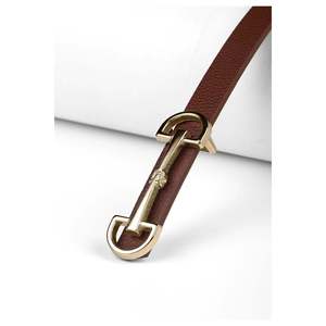 Ceinture fine longue à boucle pour femme, ceinture de veste, ceinture pour chemise, ceinture pour robe KMR001 - Marron - Product Image 6