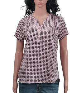 Blusa con estampado Floral de moda de verano, Jersey informal para mujer, Tops con cuello redondo, ropa femenina, camisa de manga corta para mujer - Product Image 2