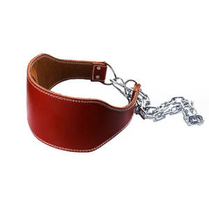 Premium Weight <b>Lifting</b> <b>Belt</b> with Chain for Dips Heavy Duty Leather Dip <b>Belt</b> for Support Men and <b>Women</b> with Chain - Product Image 5