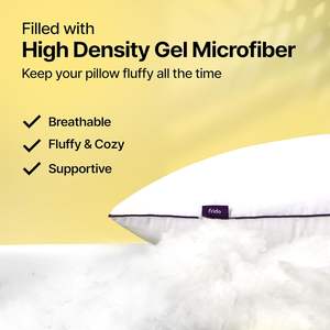 Almohada Cervical Ultraconfortable Frido |   Espuma viscoelástica de microfibra de gel de alta densidad |   Almohada Minimalista Transpirable e Hipoalergénica - Product Image 4