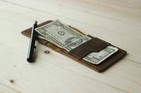 Dompet Lipat Pendek Kulit Asli Vintage Grosir Desainer Fashion Mewah untuk Pria LBW-0138