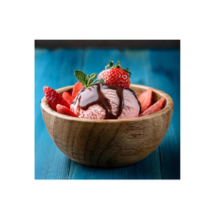 Cuenco de madera para servir postres de forma redonda, cuencos para servir postres de tendencia superior, forma y tamaño personalizados - Product Image 4