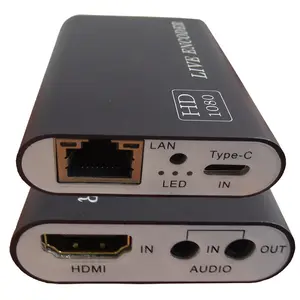 Codificador IPTV RTSP RTMP SRT UDP HLS para transmissão ao vivo de vídeo H.265 H.264 Dibview Mini