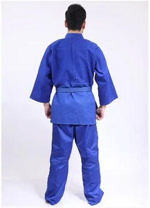 Uniformes de Judo ligeros profesionales personalizados de algodón MMA ropa de lucha de artes marciales al por mayor Karate Jiu Jitsu Kimono - Product Image 6