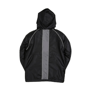 Woolen Stand Collar Winter Windbreaker <b>Jacket</b> Lightweight <b>Waterproof</b> Breathable with High Street Style Hood Zipper - Product Image 6