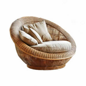 Colección de sillas individuales de sofá interior de lujo <span class=keywords><strong>Wico</strong></span> Ins para silla de ratán Bahama Interior de diseño de Hotel - Product Image 3