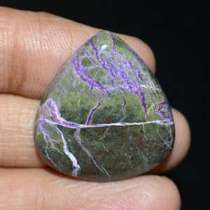 Prix de gros 100% naturel Stichtite Cabochon 28*26*6mm 33.00 carat pierre précieuse en vrac pour la fabrication de bijoux étonnants bijoux pierres - Product Image 3