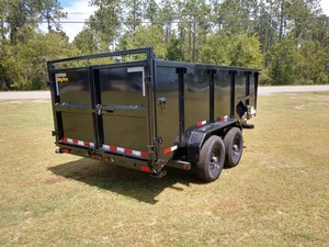 Asequible 7X14 DUMP TRAILER 7 TON Farm Dump Trailer en venta - Product Image 3