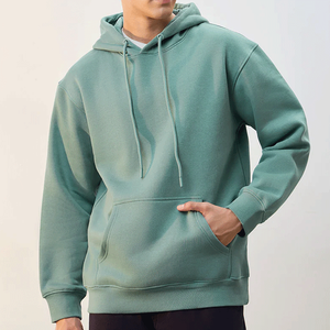 Nouvelle arrivée, sweat à capuche en molleton de coton lourd brodé pour hommes, plusieurs couleurs, entraînement d'hiver, respirant, élasthanne/coton, personnalisé - Product Image 1