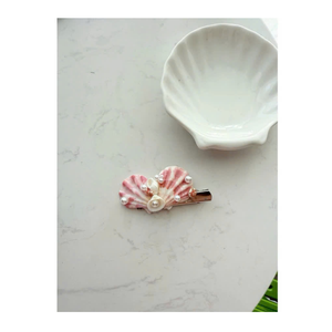 Seashells <b>Hair</b> Clip Premium Handmade Beach Shell Accessory From Vietnamese Manufacturer <b>For</b> <b>Hair</b> Styling - Product Image 2