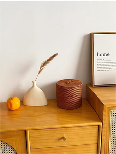 Round Rattan <b>Storage</b> <b>Box</b> with Lid Handmade <b>Storage</b> <b>Box</b> Eco-Friendly Natural Home and Home <b>Decor</b> Wholesale from Vietnam - Product Image 4