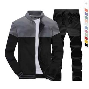 Conjunto Deportivo Casual de Dos Piezas para Hombre, Estilo Moderno, para Otoño, Manga Larga, para Correr, Gimnasio, Aire Libre, Deportivo y a la Moda - Product Image 3