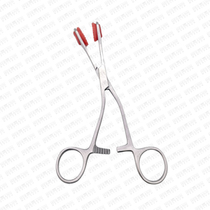 HERMANN MEDITECH Young Tongue Forceps Stainless Steel Manual Reusable CE Certified Class II Surgical Grasping Holding <b>Instrument</b> - Product Image 4