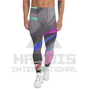 Prix pas cher Sublimation Leggings Meilleur dernier design Taille Yoga Pantalon hommes Gym Leggings - Product Image 1