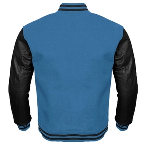 Chaquetas Varsity Letterman de Alta Calidad, Cuerpo de Lana, Mangas de Cuero Genuino, Ropa de Invierno, Chaqueta Varsity Letterman Elegante para Hombre 2024 - Product Image 6