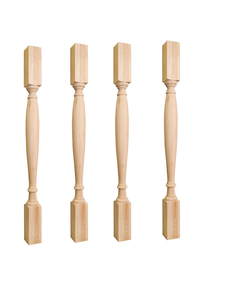 Patas de mesa de madera maciza elegantes, patas de muebles duraderas hechas a mano, patas de mesas de madera maciza modernas de repuesto - Product Image 2