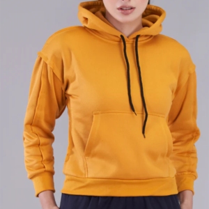 Sweat à capuche de couleur dorée le plus doux en polaire de coton avec couleurs et broderie personnalisées au meilleur prix Sweat à capuche Offre Spéciale pour unisexe - Product Image 1