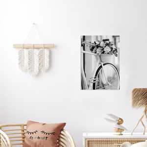 Impresión artística de naturaleza muerta con bicicleta en tamaño DIN A3 - Product Image 2