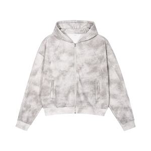 Premium Heavy Duty <b>Vintage</b> Style <b>Cardigan</b> Zipper Sweatshirt 2026 Autumn winter High-quality Fleece Sweatshirt - Product Image 1