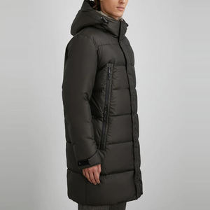 Chaqueta Acolchada de Invierno para Hombre, Estilo Casual, Cuello Alto, Acolchado de Algodón, con Capucha, Impermeable, Ecológica, Estilo Urbano - Product Image 2