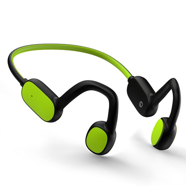 Mehomeli Kids Over Ear Headphones for 5.2 Air Conduction 85dB Volume Limiting-Green