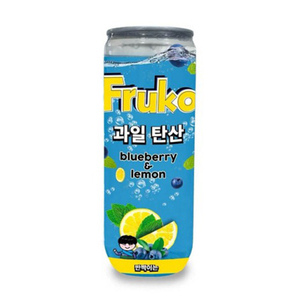 Fruko Frutti 24x330มล. เครื่องดื่มโซดาผลไม้ผสมรสชาติแตงโมกีวีแอปเปิ้ลพีชสำหรับร้านกาแฟ - Product Image 3