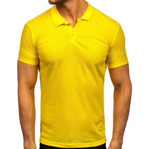 Coton d'été décontracté à manches courtes pour hommes pour polo respirant et impression personnalisée mode d'été avec solide - Product Image 1