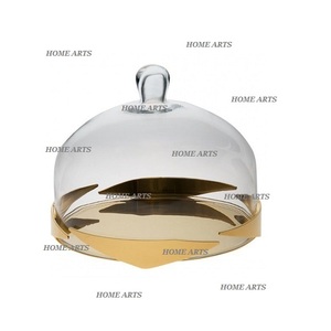 Finest Quality Fruits Serving <b>Stand</b> With Dome In Wooden Food Serving <b>Stand</b> With Acrylic Dome At Good Price - Product Image 5