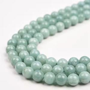 Natural Stone <b>Beads</b> Aquamarines Gemstone Round Loose <b>Beads</b> for Jewelry Making Bracelets Needlework DIY Accessories 4-12MM - Product Image 4