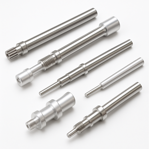 Services de tournage CNC suisse de précision pour axes de petit diamètre, pièces de capteur automobile en acier inoxydable et aluminium, usinage CNC - Product Image 1