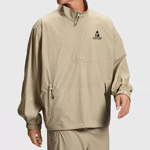 Veste coupe-vent pour homme grande taille, avec logo sur le devant, respirante et écologique, vente en gros - Product Image 5