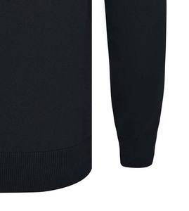 Suéter de Punto para Hombre, Cuello Redondo, Invierno, Estándar, Color Sólido, Anti-Pilling, con Logotipo Frontal - Product Image 6