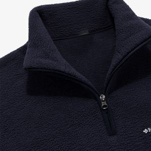 เสื้อสวมหัวผ้าฟลีซแบบมีซิปสำหรับผู้ชาย,ทรงหลวมพิเศษ - Product Image 4