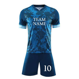 Conjunto de Uniforme y Camiseta de Fútbol Personalizada OEM 2025 de Alta Calidad, 100% Poliéster, con Estampado Digital para Adultos - Product Image 1