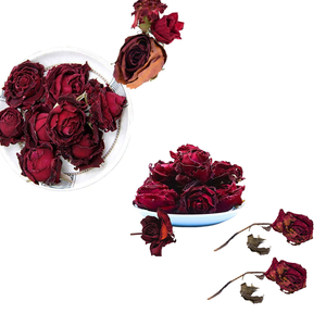 ดอกชบา (Hibiscus Rosa-Sinensis) ดอกไม้แห้ง-ทำจากธรรมชาติ 100% สีแดง - Product Image 1