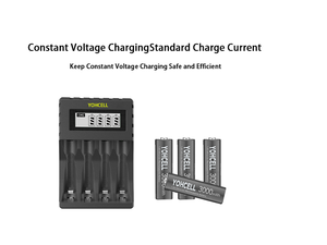 Yohcell thông minh USB <span class=keywords><strong>Battery</strong></span> Charger nhanh chóng & an toàn 4-slot sạc cho 1.5V AA/AAA Li-ion có thể sạc lại pin - Product Image 2