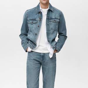 Vente en gros Veste à capuche en toile et cuir pour hommes col montant respirant décontracté coupe ajustée manteau d'extérieur pour l'automne - Product Image 3