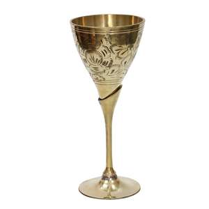 Handcrafted Design Drink Ware <b>Glass</b> Tableware Decoration Customized Water <b>Glass</b> Copper Finishing Metal Drinking Water <b>Glass</b> - Product Image 5