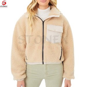 Chaqueta polar de piel sintética Último diseño Chaquetas polares personalizadas de alta calidad superventas 2023 - Product Image 6