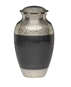 Urne funéraire en métal artisanale pour adultes, grande, design moderne, urne funéraire décorative pour les cendres humaines - Product Image 4