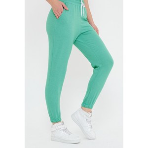 Pantalon de jogging décontracté AltBuy, coupe évasée, respirant, 100 % polyester, coupe régulière, longueur midi, style froissé - Product Image 3