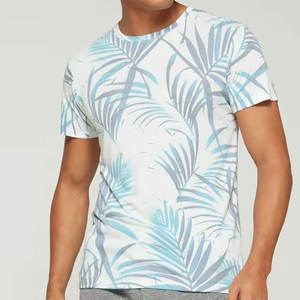 เสื้อยืดโพลีเอสเตอร์น้ำหนักมากสำหรับผู้ชายพิมพ์ซับลิเมชันแบบลำลองพิมพ์ลายแบบเรียบง่ายขนาดพลัสไซส์ - Product Image 2