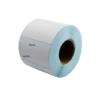 ELE-GATE Papel de Etiquetas Térmicas Autoadhesivas Resistentes al Agua y al Aceite, Tamaño Personalizado 70mmx40mm, Rollo de 1000 Unidades, Promoción