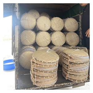 Bandeja de bambú para remover con malla, bambú natural con cubierta de malla para proteger alimentos, secar y preparar en la cocina, Vietnam - Product Image 4