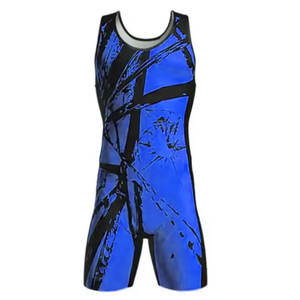 เสื้อกล้ามมวยปล้ำยืดผ้าสแปนเด็กซ์/ โพลีเอสเตอร์สำหรับทุกเพศ OEM - Product Image 4