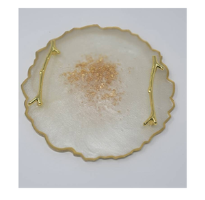 Bandeja de servicio de resina epoxi, bandejas cuadradas octagonales, platos de pan para servir, plato de comida vegetal para tamaño personalizado - Product Image 6