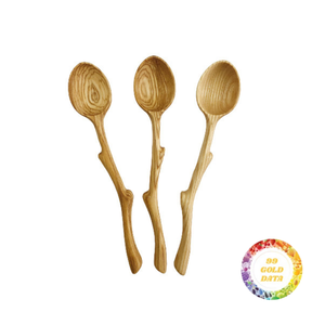 ชุดช้อนส้อมไม้หรูหราเป็นมิตรต่อสิ่งแวดล้อมช้อนไม้สำหรับงานปาร์ตี้ที่เป็นมิตรต่อสิ่งแวดล้อมช้อนสำหรับรับประทานอาหารที่บ้านโรงแรมคาเฟ่ - Product Image 3