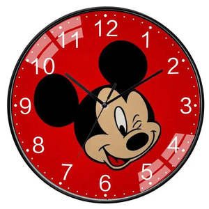 Horloge murale en quartz à face unique Disney Mickey en plastique - Product Image 6