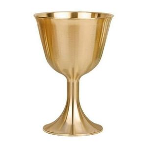 Calice en laiton de haute qualité au design moderne à bas prix pour la communion et les cérémonies, récipient religieux pour l'église - Product Image 1